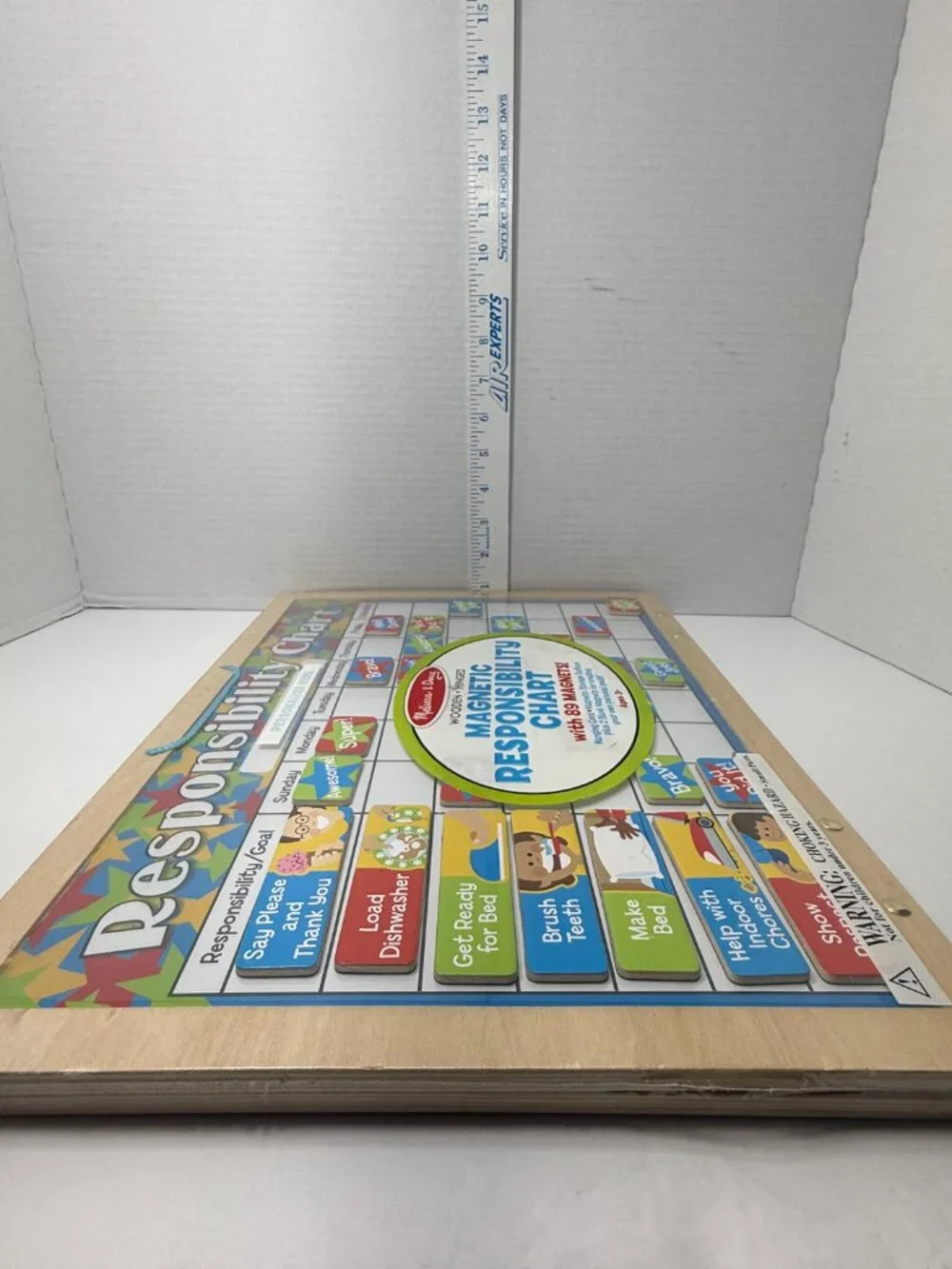 Melissa & Doug *NEW* Magnetic Responsibility Chart with 89 Magnets for Kids